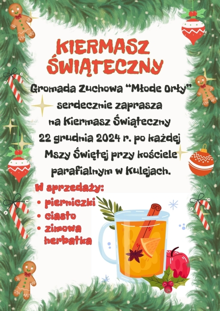 Kiermasz Świąteczny Gromady Zuchowej ''Młode Orły'' - 22. 12. 2024 r.